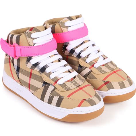 best burberry sneakers for girls|Burberry high top sneakers women's.